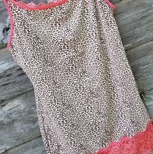 Cheetah Tank Lace Festival Fashion